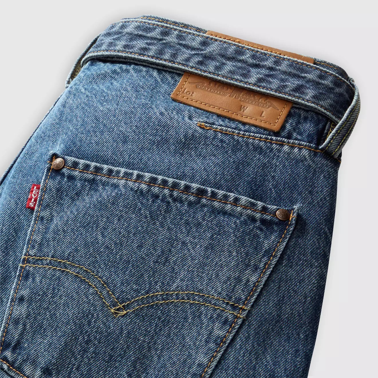 Levi's® Twisted Baggy Wide牛仔褲 | 男裝 - Medium Indigo | Levi's HK
