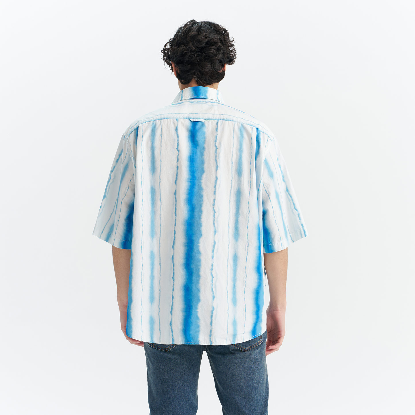Levi’s® Men's Short Sleeve Blue Stripe Shirt