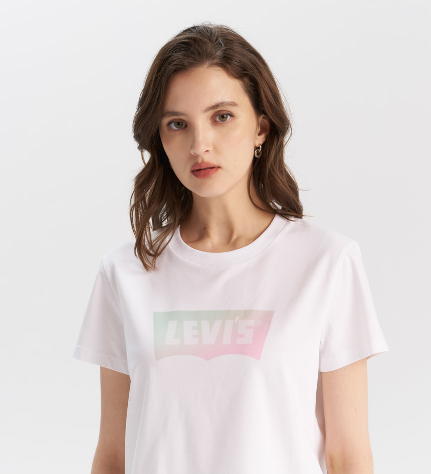 levi's®  women's gradient logo crew neck t-shirt 002YQ0000XS- White – Levi's Hong Kong
