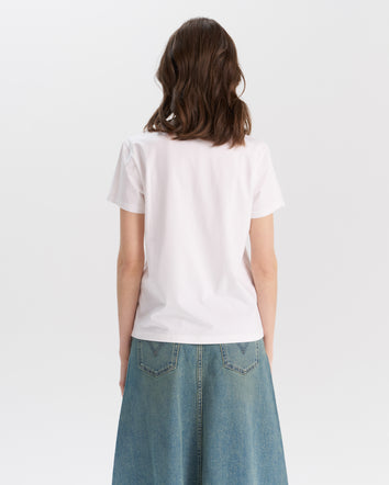 levi’s®  圓領漸層logo tee|女裝 002YQ0000XS- White  – Levi's 香港