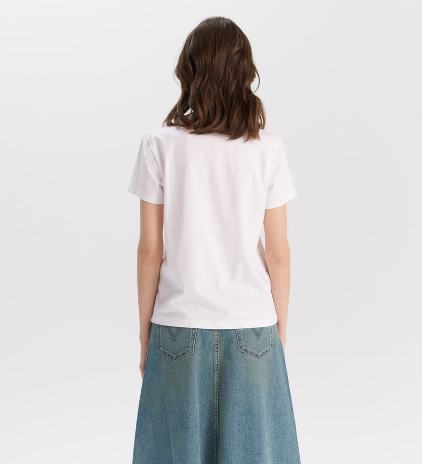 levi's®  women's gradient logo crew neck t-shirt 002YQ0000XS- White – Levi's Hong Kong