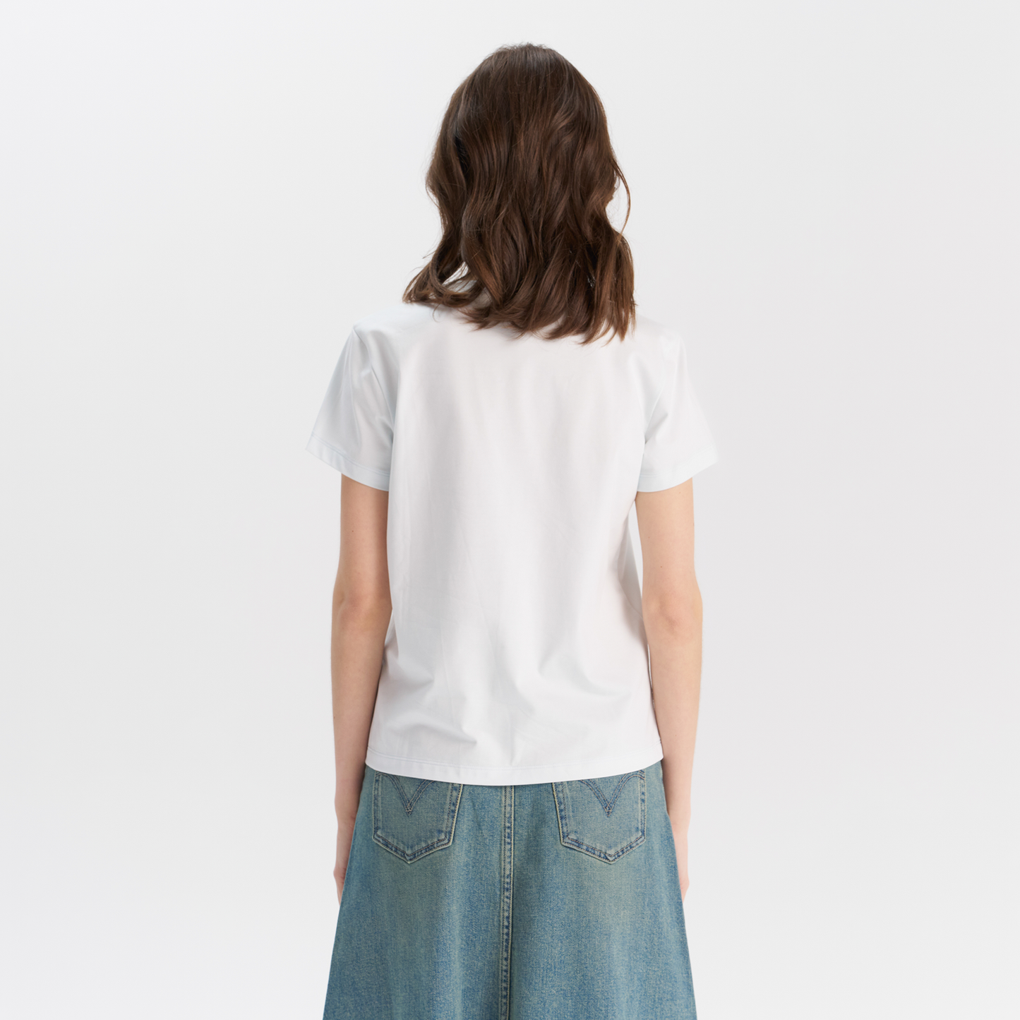 Levi’s® 圓領 漸層LOGO Tee|女裝