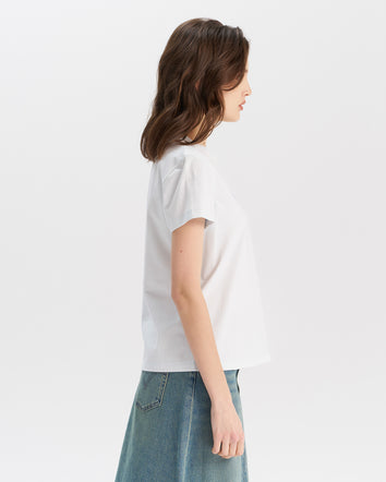levi’s®  圓領 漸層logo tee|女裝 002YQ0001XS- Blue  – Levi's 香港