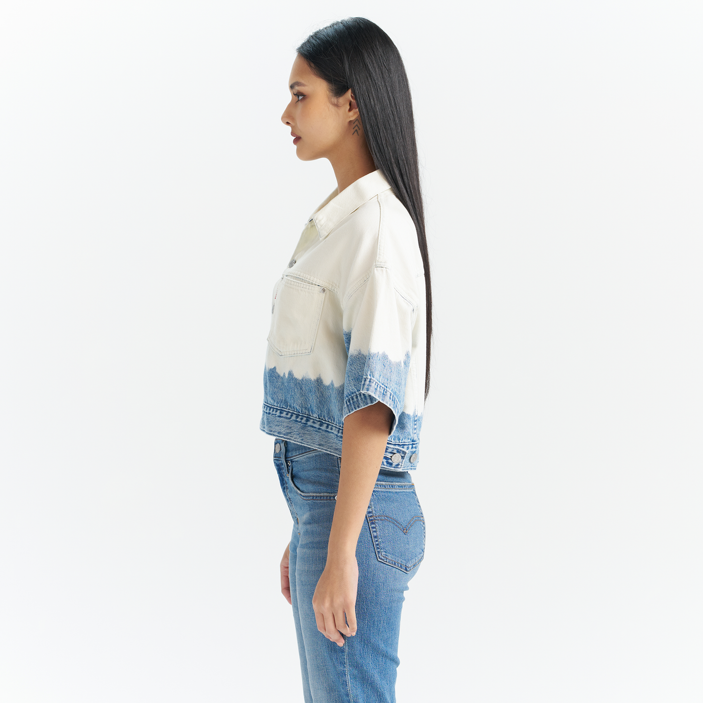 Levi’s® Performance Cool 短版牛仔外套|女裝