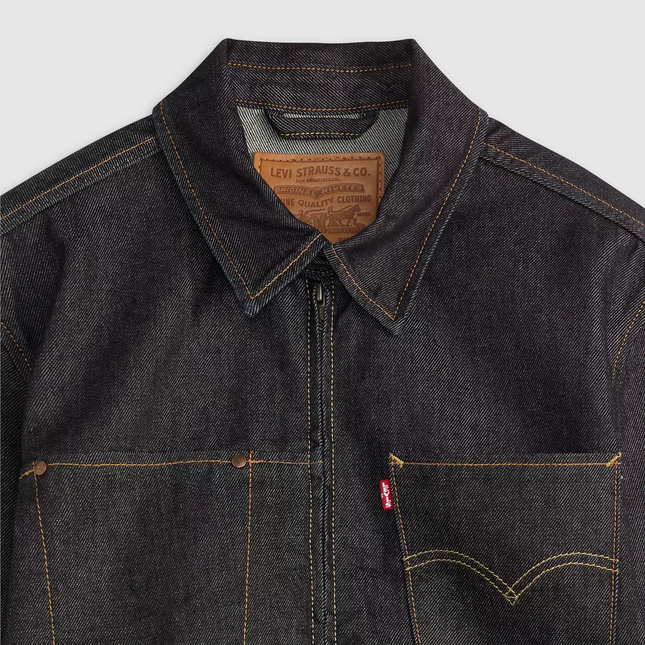 Levi's® Twist Trucker 牛仔外套 | 男裝 - Blue | Levi's HK