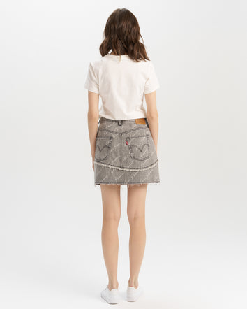 levi’s® 牛仔短裙 logo設計 |女裝 003W3000024- Indigo  – Levi's 香港