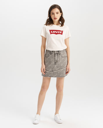 levi’s® 牛仔短裙 logo設計 |女裝 003W3000024- Indigo  – Levi's 香港