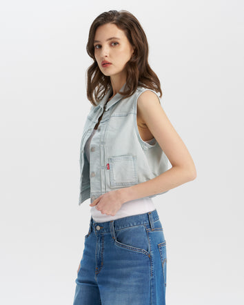 levi’s®  performance cool  牛仔背心 |女裝 003XP0000XS- Indigo  – Levi's 香港