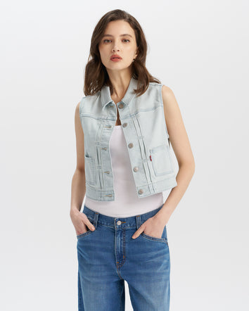 levi’s®  performance cool  牛仔背心 |女裝 003XP0000XS- Indigo  – Levi's 香港