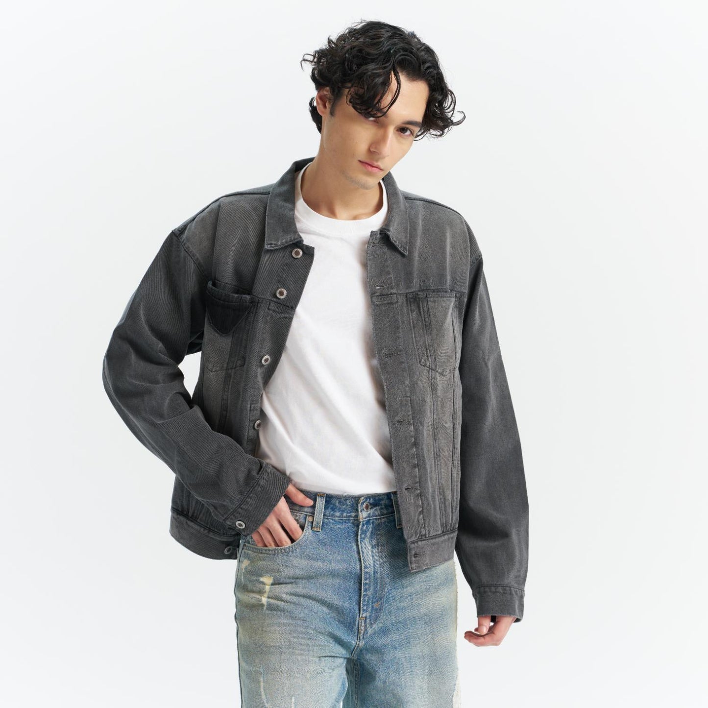 Levi’s® SILVERTAB TYPE III 寬鬆牛仔外套|男裝