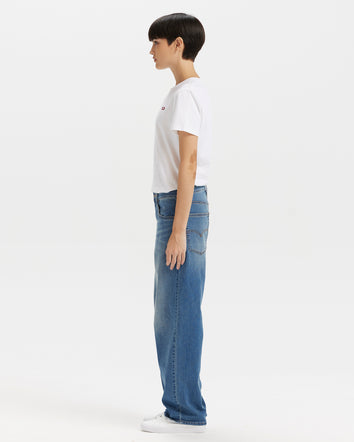 levi’s® women's baggy dad mid-rise straight jeans A349400732330 Indigo  – Levi's Hong Kong