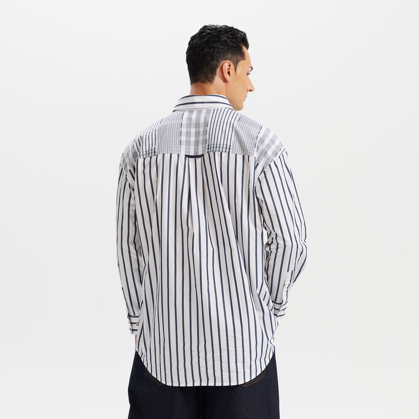 Levi’s® 寬鬆長袖條紋牛津襯衫 | 男款