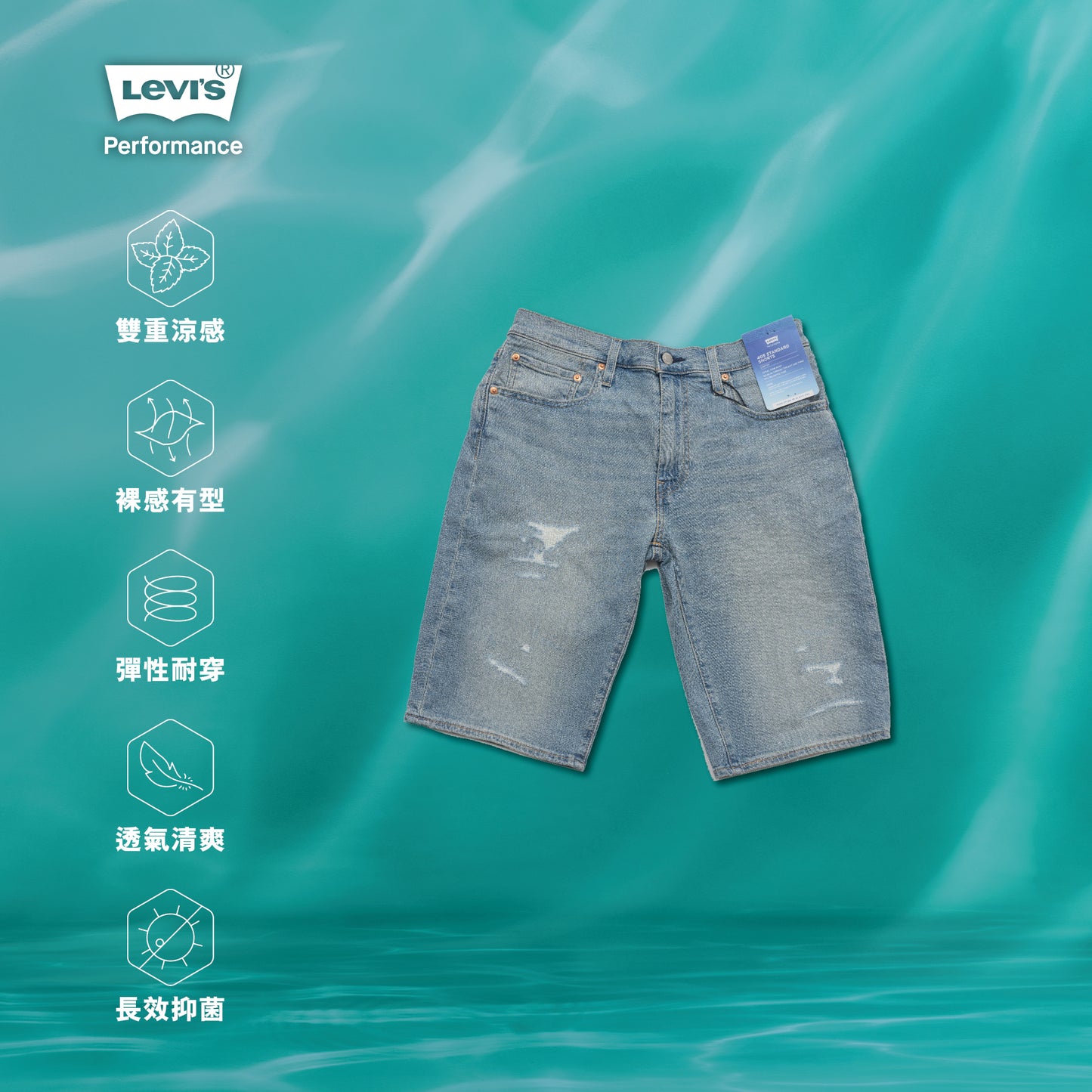 Levi's® 405標準短褲 | 男裝