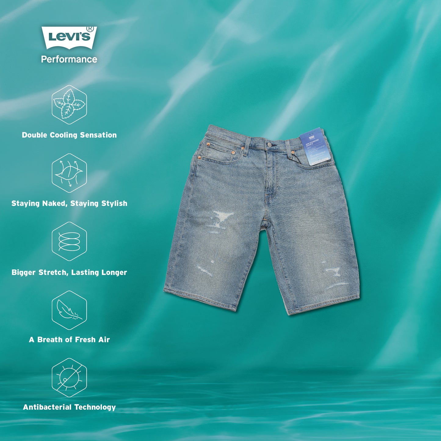 Levi's® 405標準短褲 | 男裝