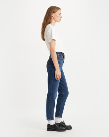 levi's®高腰boyfriend 男友風牛仔褲 | 女裝 8587301142427 Dark Indigo Worn In  – Levi's 香港