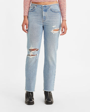 levi's® women's 501® mini waist jeans A472900002428 Light Indigo Destructed  – Levi's Hong Kong
