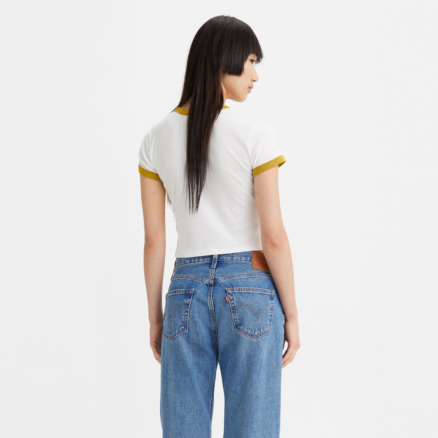 Levi's® 圖案包邊短版 T-Shirt | 女裝