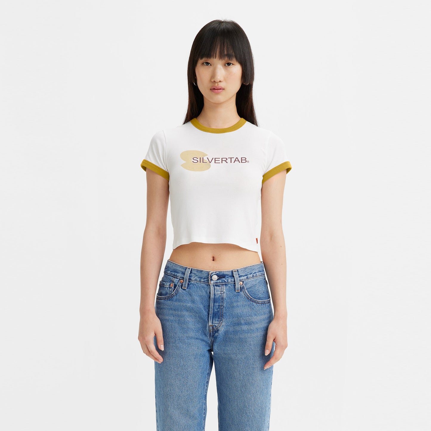 Levi's® 圖案包邊短版 T-Shirt | 女裝
