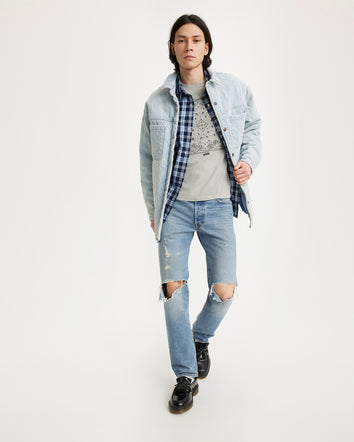 levi's® 501® '54 牛仔褲 | 男裝 A467700072932 Shoreline Shells Destructed - Blue  – Levi's 香港