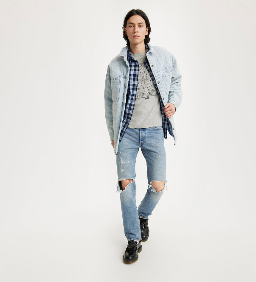 levi's® men's 501® '54 jeans A467700072932 Shoreline Shells Destructed - Blue – Levi's Hong Kong