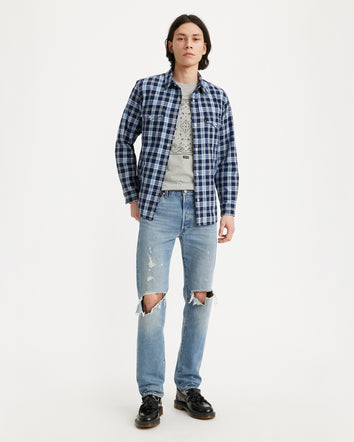 levi's® 501® '54 牛仔褲 | 男裝 A467700072932 Shoreline Shells Destructed - Blue  – Levi's 香港