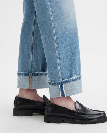 levi's® 501 90年代 直腳剪裁牛仔褲 | 女裝 A195900262428 Shape Shifter Selvedge  – Levi's 香港