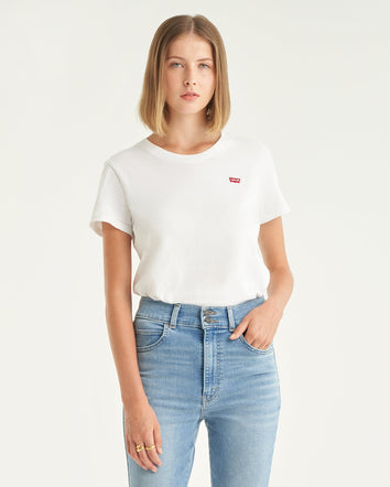 levi's® women's perfect t-shirt 391850006XS- White  – Levi's Hong Kong