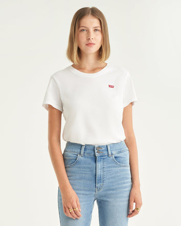 levi's® women's perfect t-shirt 391850006XS- White  – Levi's Hong Kong