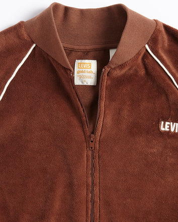 levi's® gold tab™ women's ivy league zip-up A59910000XS- Puce  – Levi's Hong Kong