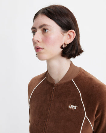 levi's® gold tab™ women's ivy league zip-up A59910000XS- Puce  – Levi's Hong Kong