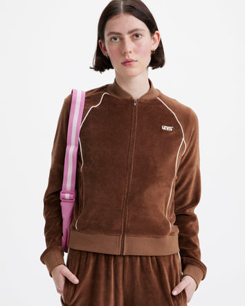 levi's® gold tab™ women's ivy league zip-up A59910000XS- Puce  – Levi's Hong Kong