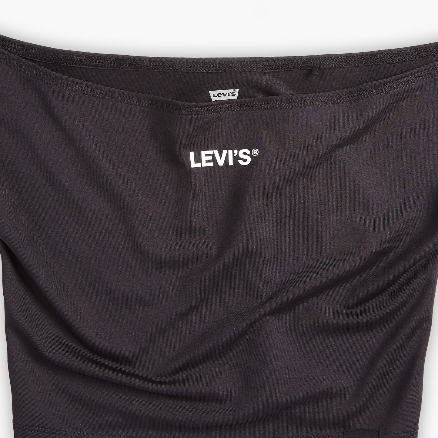 Levi’s® Y2K風短版黑色Logo Tee | 女裝