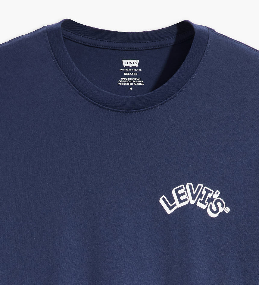 levi's® 寬鬆剪裁短袖圖案t恤 | 男裝 161431311XS- Arched Headline Naval Academy – Levi's 香港