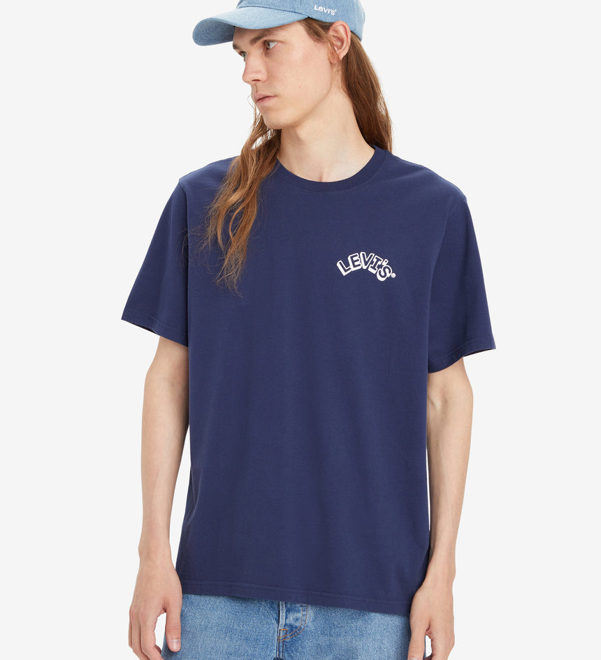 levi's® 寬鬆剪裁短袖圖案t恤 | 男裝 161431311XS- Arched Headline Naval Academy – Levi's 香港