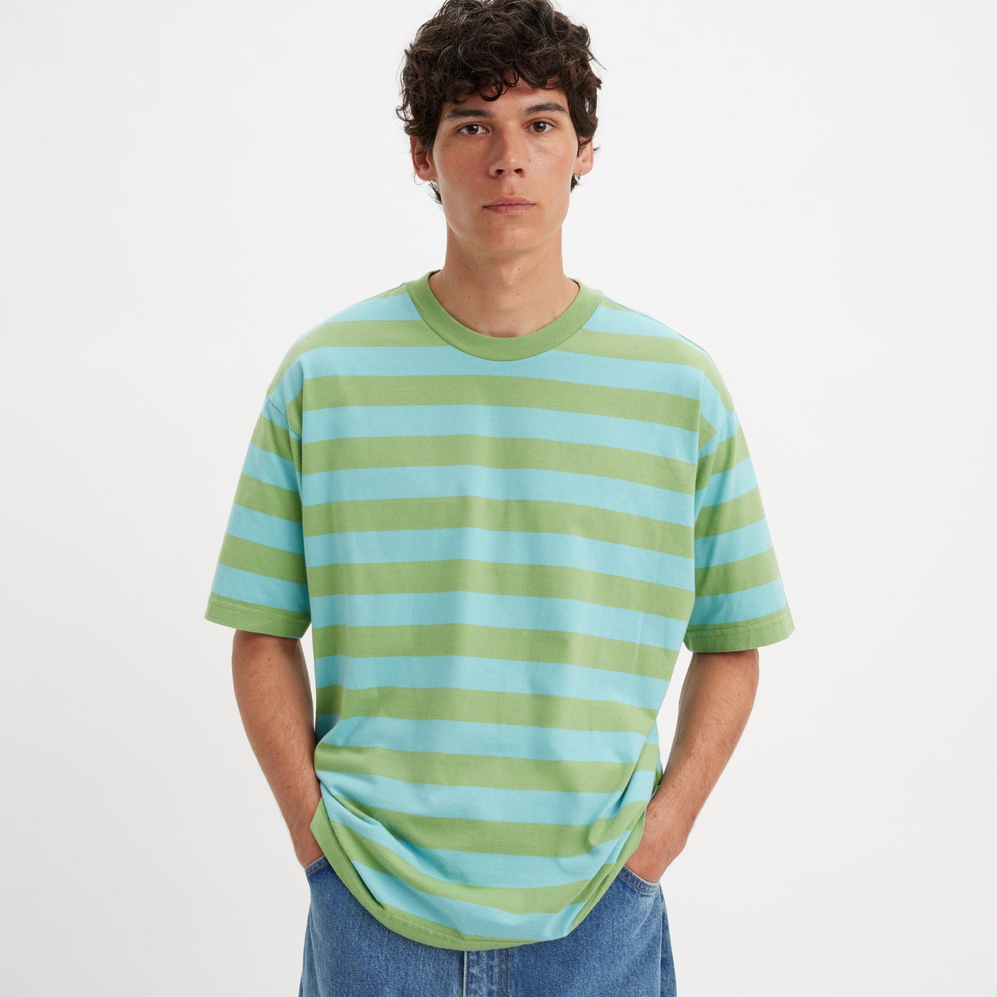 Levi's® 滑板 印花圖案 BOXY T恤 | 男裝