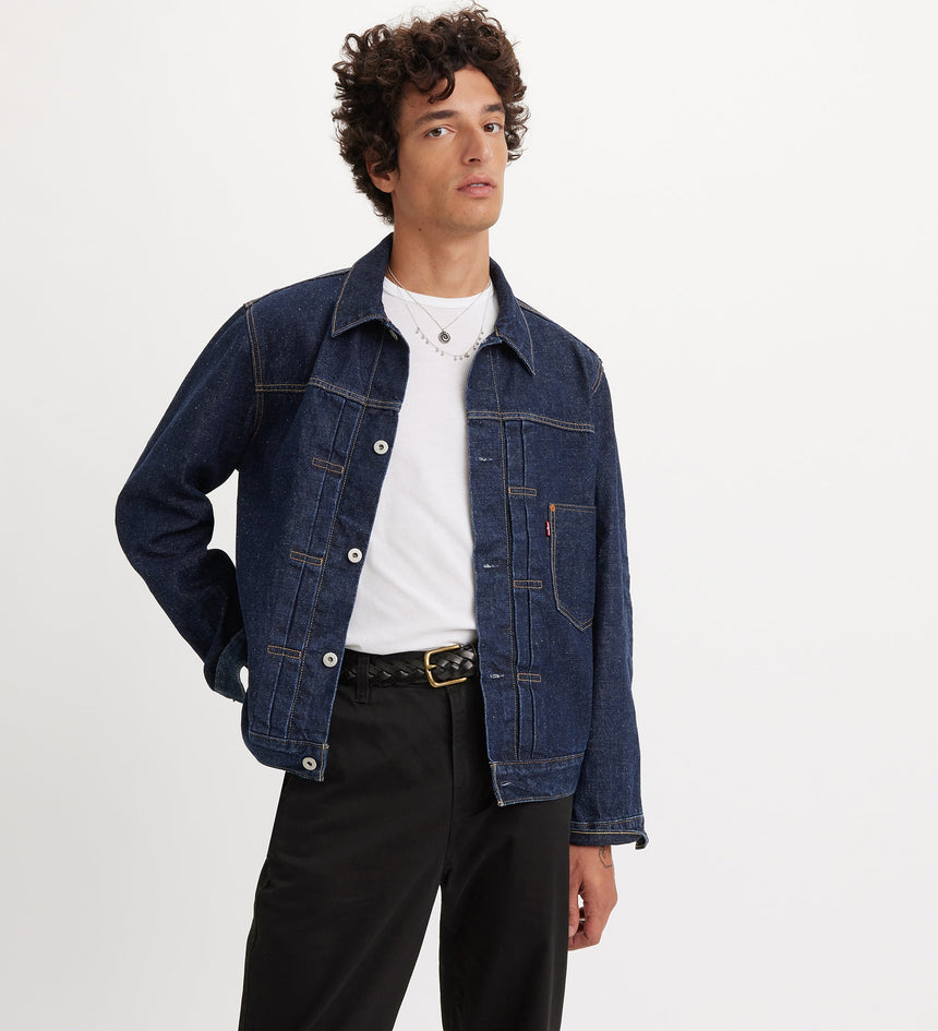 levi's® type i 型牛仔褸 | 男裝 A31740002XS- Dark Indigo Worn In – Levi's 香港