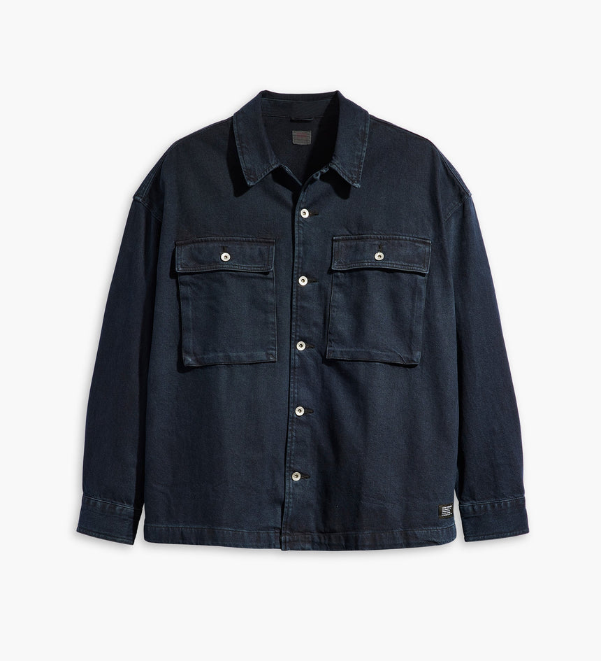 levi's® 工裝襯衫式外套 | 男裝 A57210004XS- Wes Blue Black Overdye - Black – Levi's 香港