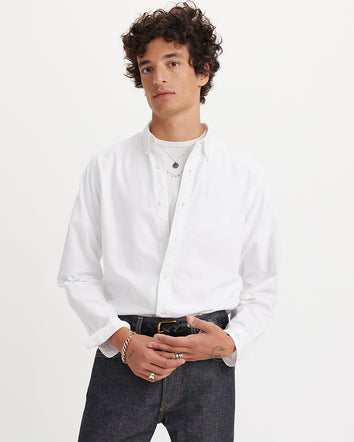 levi's® men's authentic button-down shirt A72100000XS- Neutral  – Levi's Hong Kong