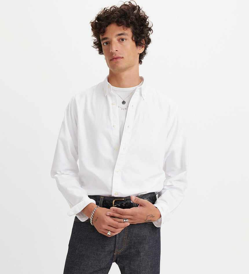 levi's® men's authentic button-down shirt A72100000XS- Neutral – Levi's Hong Kong