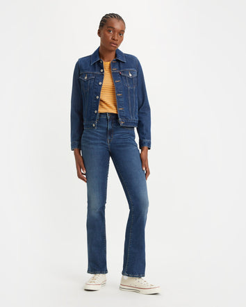 levi’s® 725 高腰靴型剪裁牛仔褲 | 女裝 1875901152430 Blue Wave Dark  – Levi's 香港