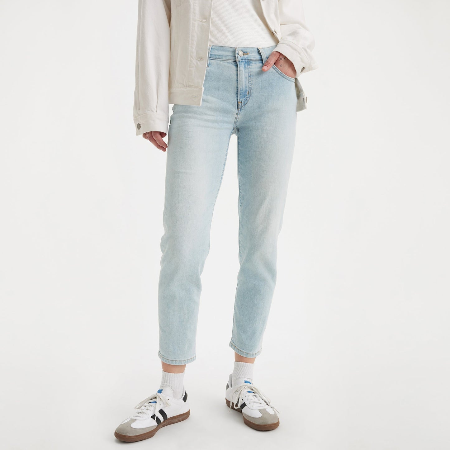 Levi's® 中腰男友牛仔褲| 女裝