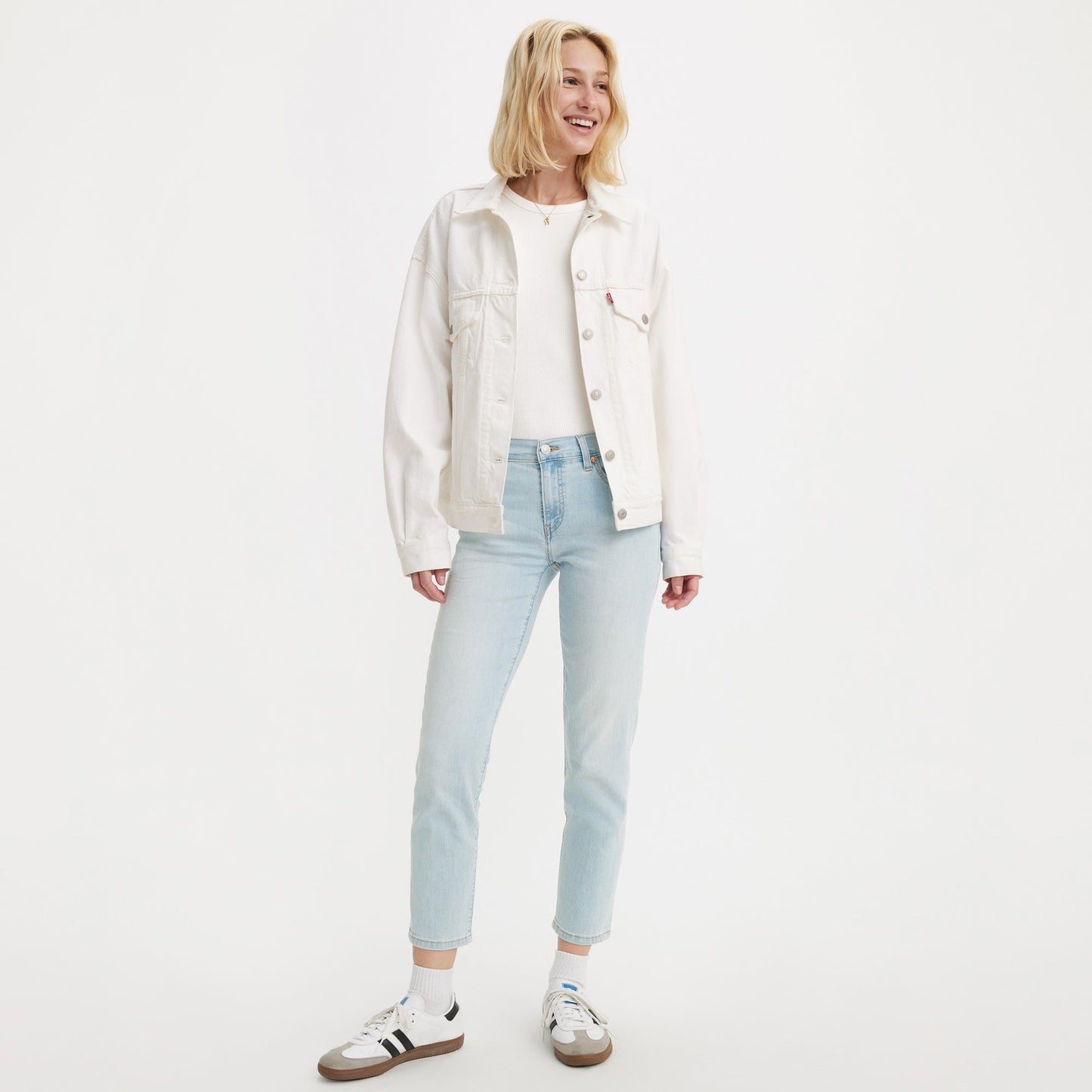 Levi's® 中腰男友牛仔褲| 女裝