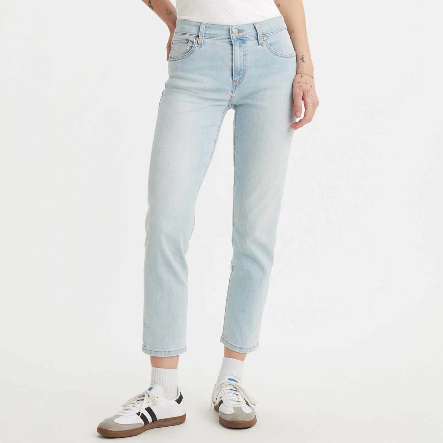 Levi's® 中腰男友牛仔褲| 女裝
