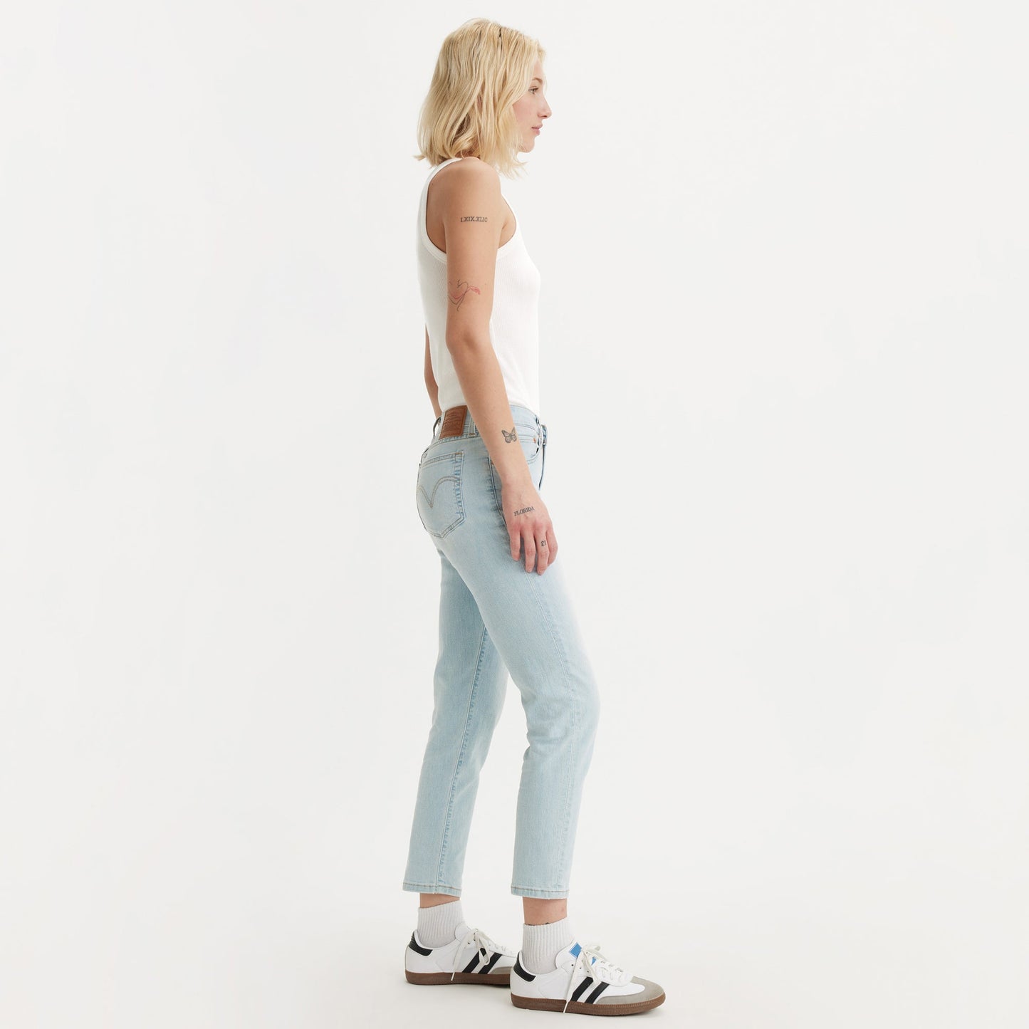 Levi's® 中腰男友牛仔褲| 女裝