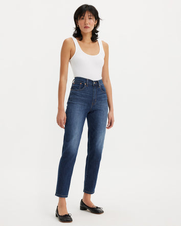 levi's® 高腰男友 boyfriend 牛仔褲 | 女裝 8587301302427 Cool I Am In Paradise - Dark Indigo - Worn In  – Levi's 香港