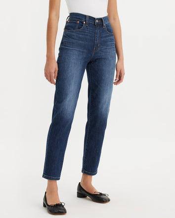 levi's® 高腰男友 boyfriend 牛仔褲 | 女裝 8587301302427 Cool I Am In Paradise - Dark Indigo - Worn In  – Levi's 香港