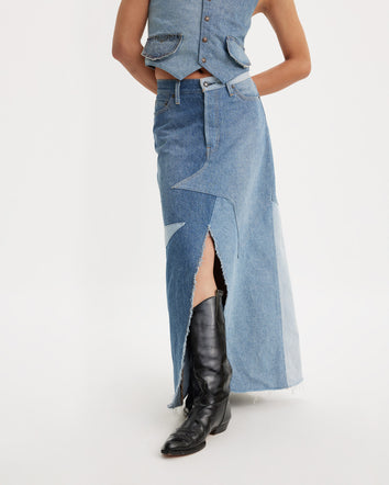 levi's® women's icon long skirt A83950000XXS- Giddy Up  – Levi's Hong Kong