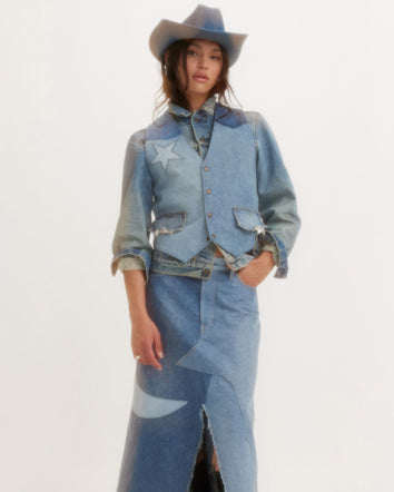 levi's® women's icon long skirt A83950000XXS- Giddy Up  – Levi's Hong Kong
