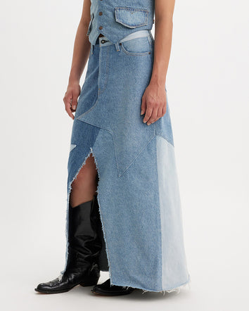 levi's® women's icon long skirt A83950000XXS- Giddy Up  – Levi's Hong Kong