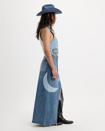 levi's® women's icon long skirt A83950000XXS- Giddy Up  – Levi's Hong Kong